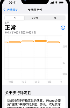 武威iPhone手机维修如何在iPhone开启'步行稳定性通知'