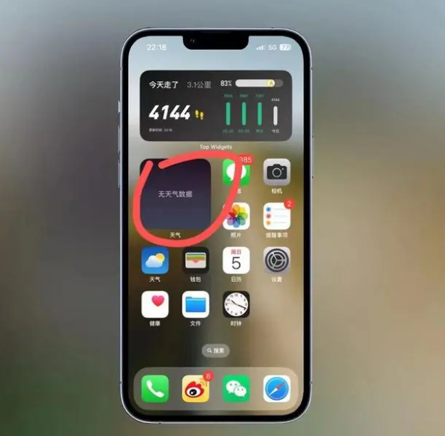 武威苹果手机维修分享:iOS16主屏幕天气小组件无法正常工作怎么办？ 