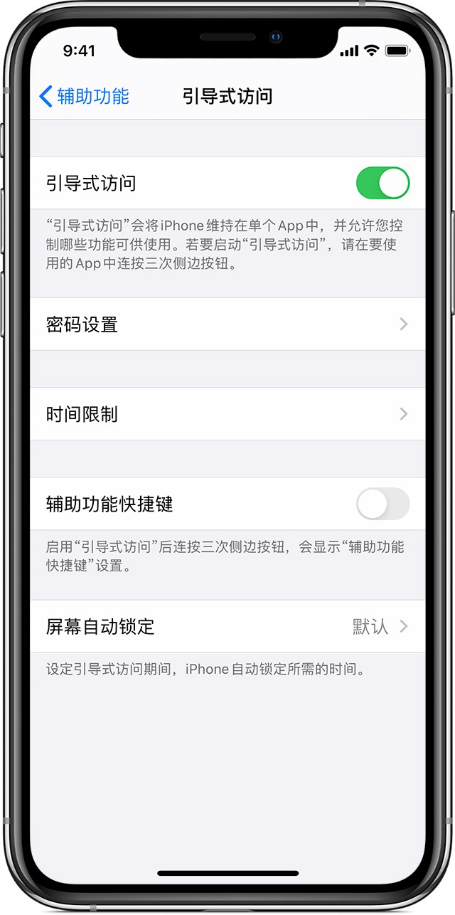 武威苹果手机维修分享如何在 iPhone 上退出引导式访问 