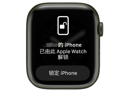 武威苹果手机维修分享用 AppleWatch 解锁配备面容 ID 的 iPhone方法 